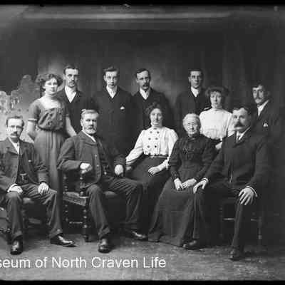 negative, glass plate - Group 12 (Studio)
