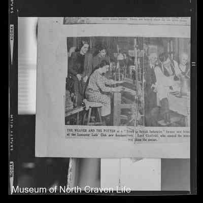 negative, sheet film - Portrait : Weaver and Potter