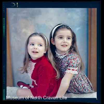negative, sheet film - Portrait : Young girls