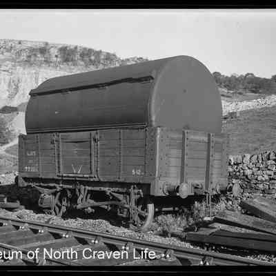 negative, sheet film - Stainforth Sidings, Settle (Wagon Crash) Oct 1949 9 of 9