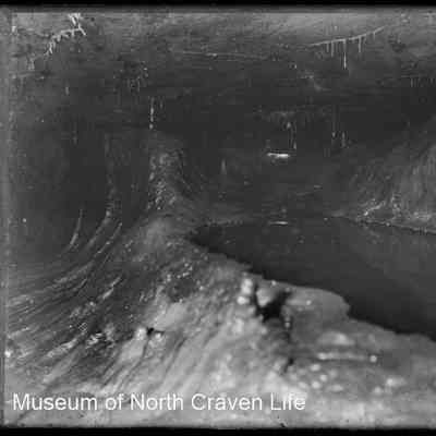 negative, glass plate - Ingleborough Cave (interior) - Pool of Reflections