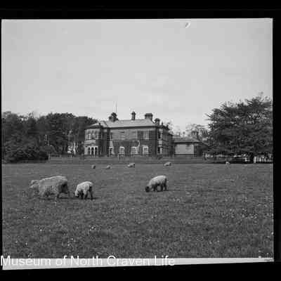 negative, sheet film - Newfield Hall, Calton (Malhamdale)