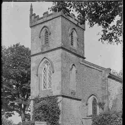 negative, glass plate - Rathmell Church 1 of 2