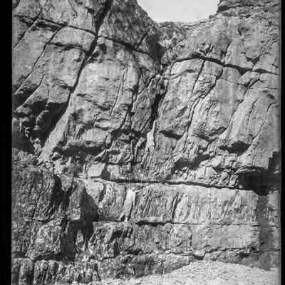 negative, sheet film - Rock Climbers