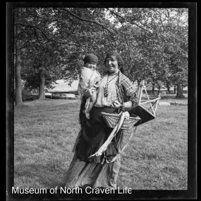 negative, sheet film - Settle Festival/Langcliffe Place : Portrait