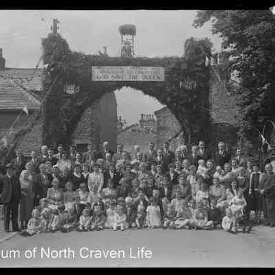 negative, sheet film - Settle Coronation Groups 2 of 3