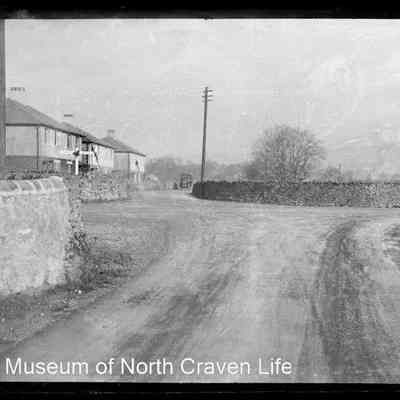 negative, glass plate - Four Lane Ends 1 of 2