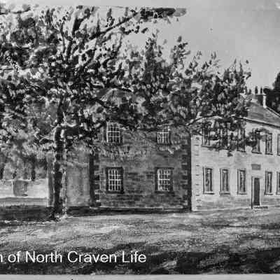 negative, glass plate - Painting - second Giggleswick School, 1790