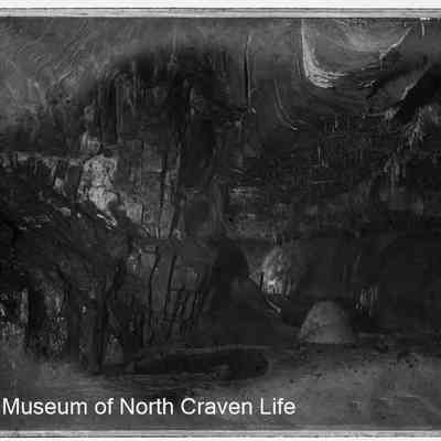 negative, glass plate - Ingleborough Cave (interior) - Jockey's Cap 9 of 11