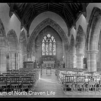 negative, glass plate - Church (Interior) 1 of 2