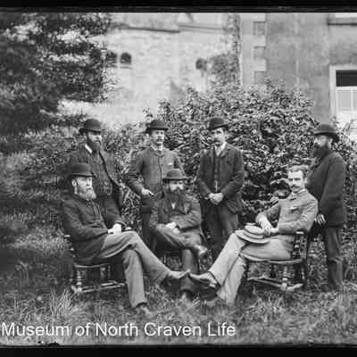 negative, glass plate - Group Portrait : Gentlemen