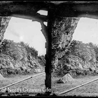 negative, glass plate - Cave shot 1 of 2 (Victoria Cave entrance)