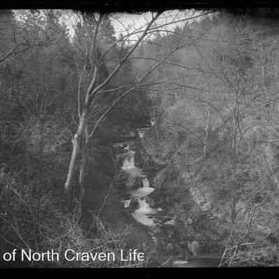 negative, glass plate - Waterfall, Clapham ?