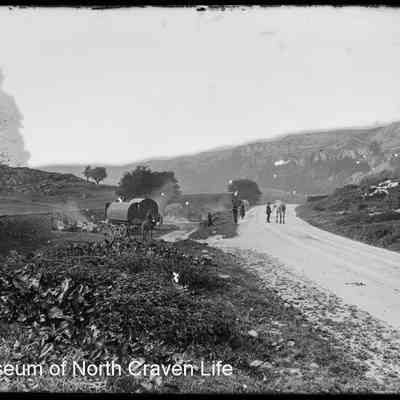 negative, glass plate - Giggleswick: Gypsies Camp