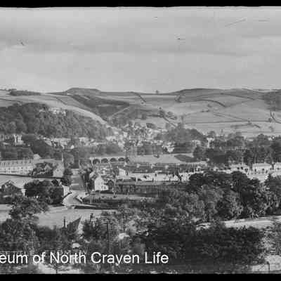 negative, glass plate - Settle from the West