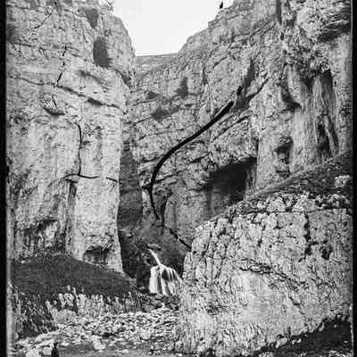negative, glass plate Gordale Scar 4 of 7