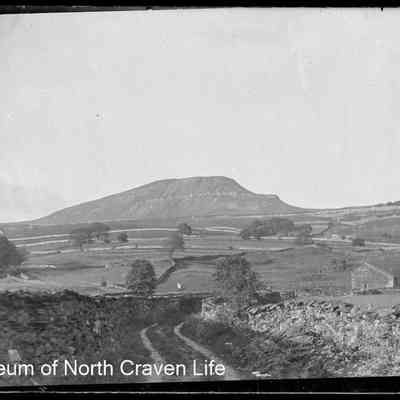 negative, glass plate - Pen-y-Ghent