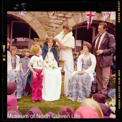 negative, sheet film - Settle Carnival Jubilee 1977 : Portrait
