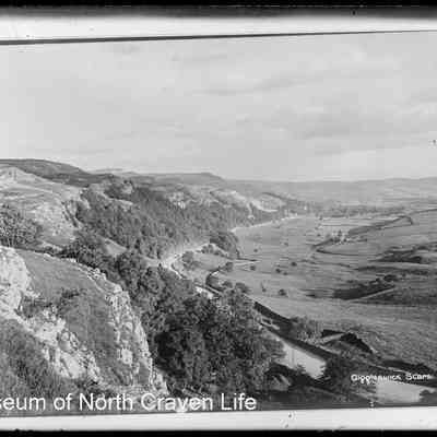 negative, glass plate - Giggleswick Scar