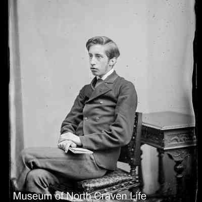 negative, glass plate - Portrait : Mr C. Geldard, Cappelside, 1873