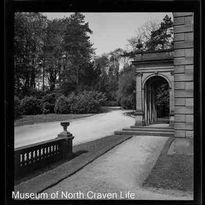 negative, sheet film - Newfield Hall, Calton (Malhamdale)