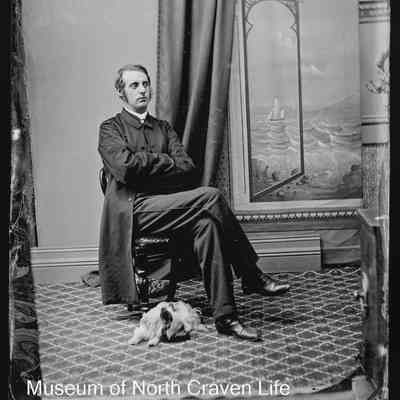 negative, glass plate - Portrait : Rev. A. S. Porter, Settle