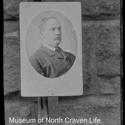 negative, glass plate - Portrait : Man