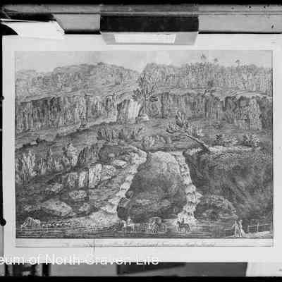 negative, glass plate - Ebbing and Flowing Well (Etching)