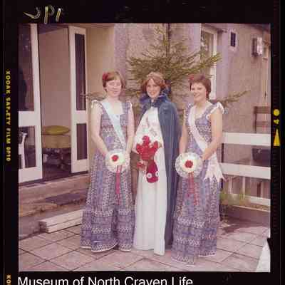 negative, sheet film - Settle Carnival Jubilee 1977 : Portrait