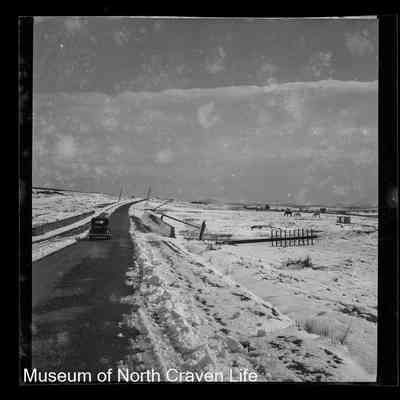 negative, sheet film - Newby Moor (Snow)