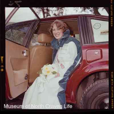 negative, sheet film - Settle Carnival Jubilee 1977 : Portrait