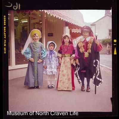 negative, sheet film - Settle Carnival Jubilee 1977 : Portrait