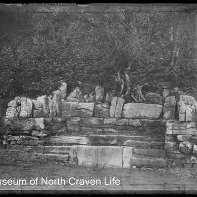 negative, glass plate - Ebbing and Flowing Well