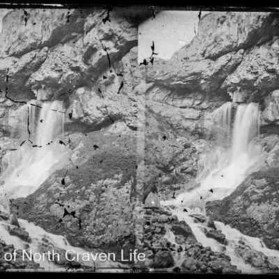 negative, glass plate - Waterfalls (Clapham?) 2 of 4
