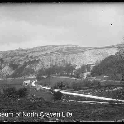 negative, glass plate - Giggleswick Scar : Giggleswick Quarry