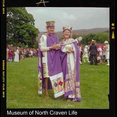 negative, sheet film - Settle Carnival Jubilee 1977 : Portrait
