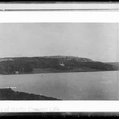 negative, glass plate - Malham Tarn from South West