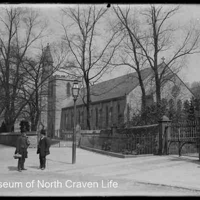 negative, glass plate - Church of Holy Ascension, Settle