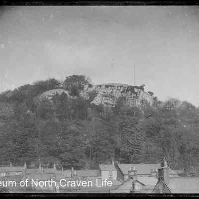 negative, glass plate - Castleberg, Settle