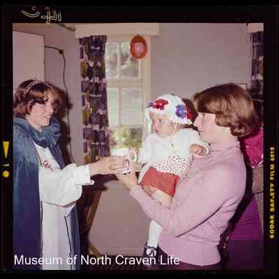 negative, sheet film - Settle Carnival Jubilee 1977 : Portrait