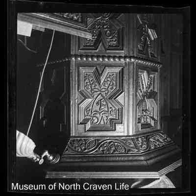 negative, sheet film - St Alkelda, Giggleswick (pulpit)