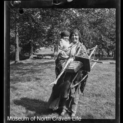negative, sheet film - Settle Festival/Langcliffe Place : Portrait
