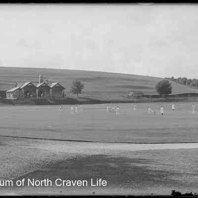 negative, glass plate - Giggleswick School Cricket Field 2 of 2