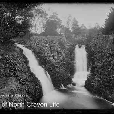 negative, glass plate - Twin Falls, Clapham