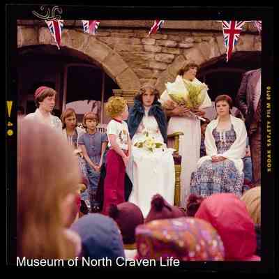 negative, sheet film - Settle Carnival Jubilee 1977 : Portrait
