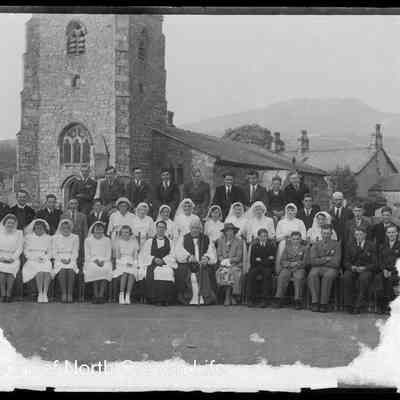 negative, glass plate - Portrait : Horton-in-Ribblesdale Confirmations