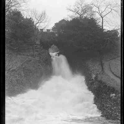 negative, glass plate - Clapham Water Falls 1 of 2