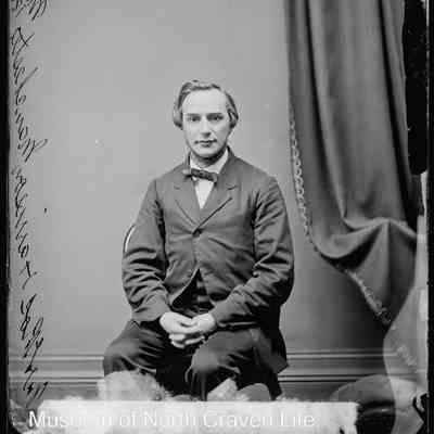 negative, glass plate - Portrait : Mr Thomas Harrison, Manchester, 1868