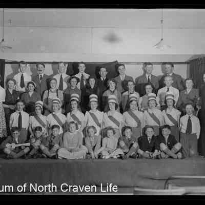 negative, sheet film - Portrait : Giggleswick Band Group