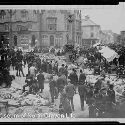 negative, sheet film - Sheep Market, Settle Market Square